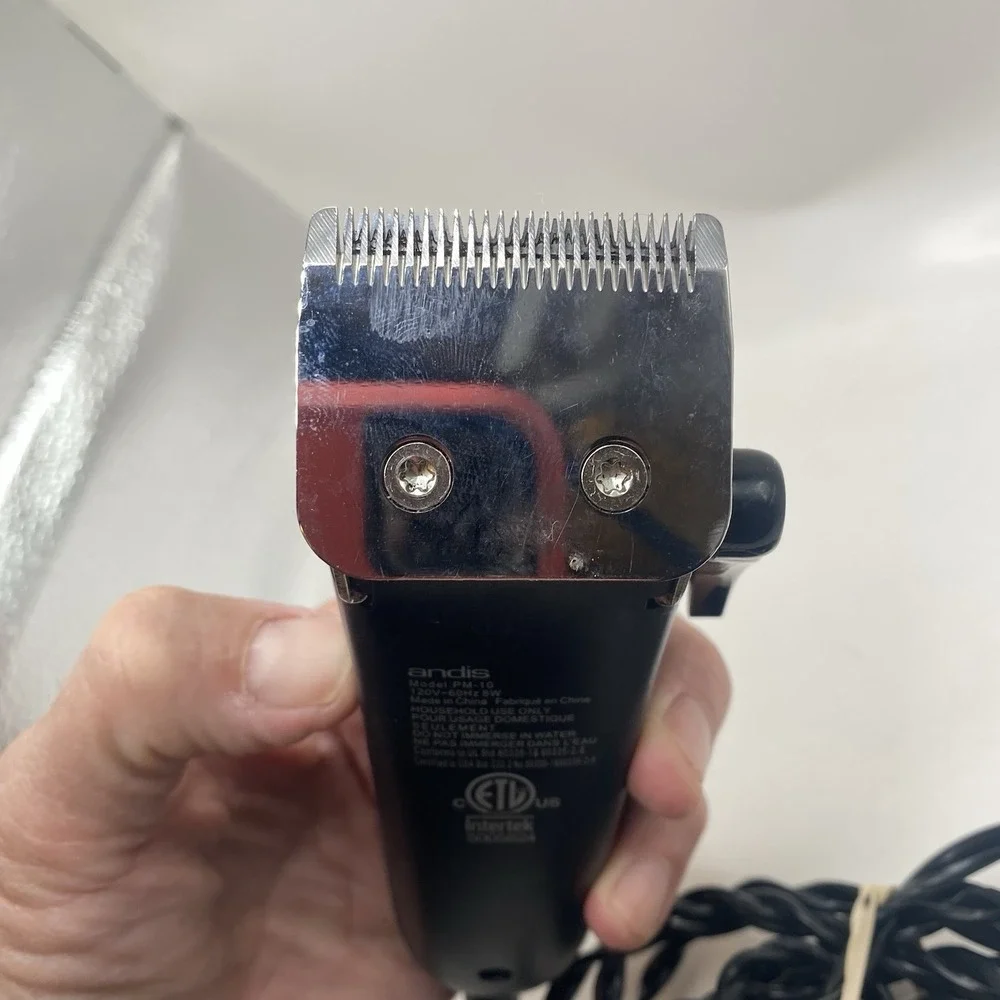 Andis Master Adjustable Blade Clipper‎ Corded Model Pm-10 Tested working Aaa